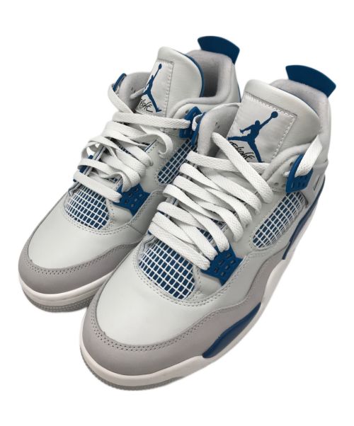 NIKE（ナイキ）NIKE (ナイキ) AIR JORDAN 4 RETRO Industrial Blue グレー×ブルー サイズ:27cmの古着・服飾アイテム