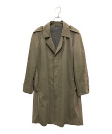 Maison Margiela（メゾンマルジェラ）の古着「異素材ドッキングコート」｜カーキ×ブラウン