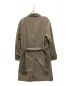 Maison Margiela (メゾンマルジェラ) 異素材ドッキングコート カーキ×ブラウン サイズ:50：35000円