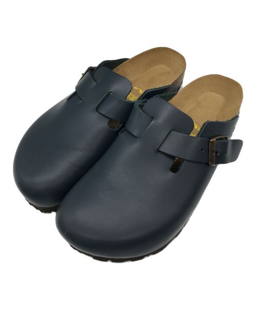 BIRKENSTOCK（ビルケンシュトック）BIRKENSTOCK (ビルケンシュトック) Boston Natural Leather ネイビー サイズ:24.5cmの古着・服飾アイテム