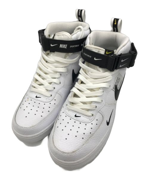 NIKE（ナイキ）NIKE (ナイキ) AIR FORCE 1 MID 07 LV8 ホワイト×ブラック サイズ:27cmの古着・服飾アイテム