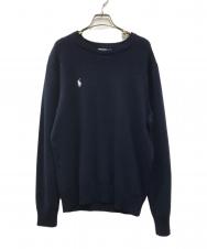 POLO RALPH LAUREN (ポロ・ラルフローレン) BEAMS (ビームス) 別注 Crew Neck Knit ネイビー サイズ:M