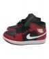 NIKE (ナイキ) Air Jordan 1 Mid  Gym Red ブラック×レッド サイズ:27.5cm：15000円