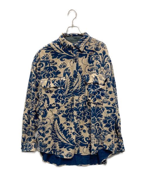 KAPITAL（キャピタル）KAPITAL (キャピタル) Damask Work Shirt ベージュ サイズ:Ⅿの古着・服飾アイテム