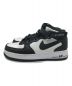 NIKE (ナイキ) stussy (ステューシー) AIR FORCE 1 MID ホワイト×ブラック サイズ:24.5cm：10000円