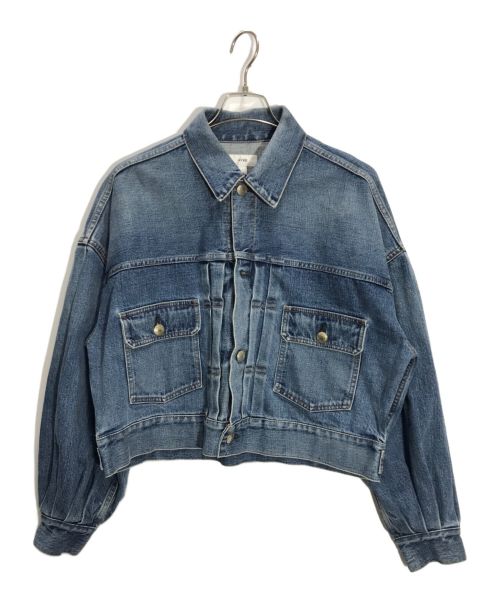 HYKE（ハイク）HYKE (ハイク) BALOON SLEEVE DENIM JACKET/TYPE2 インディゴ サイズ:Sの古着・服飾アイテム