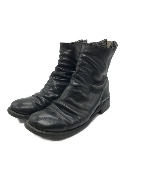 GUIDI（グイディ）GUIDI (グイディ) レザージップブーツ ブラック サイズ:40の古着・服飾アイテム