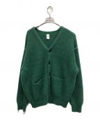 MEIASメイアス）の古着「SUPER KID MOHAIR V CADIGAN」｜グリーン