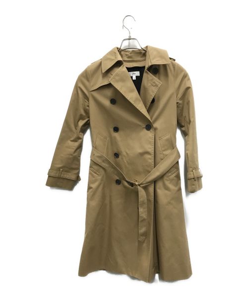 HYKE（ハイク）HYKE (ハイク) COTTON BELTED TRENCH COAT ベージュ サイズ:1の古着・服飾アイテム