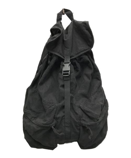 STONE ISLAND（ストーンアイランド）STONE ISLAND (ストーンアイランド) LINO NYLON TELA-TC BACKPACK ブラックの古着・服飾アイテム