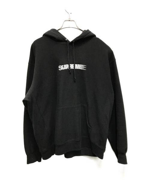 SUPREME（シュプリーム）Supreme (シュプリーム) Motion Logo Hooded Sweatshirt ブラック サイズ:XLの古着・服飾アイテム