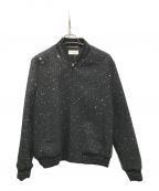 Saint Laurent Parisサンローランパリ）の古着「SEQUIN BOMBER JACKET」｜ブラック