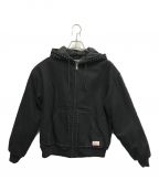 X-LARGEエクストララージ）の古着「STUDDED HOODED WORK JACKET」｜ブラック