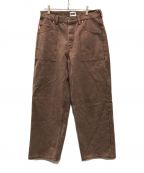 90909090）の古着「King Logo Vintage Baker Pants」｜ブラウン