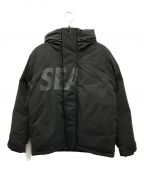 WIND AND SEAウィンド アンド シー）の古着「HOODED DOWN JACKET」｜ブラック