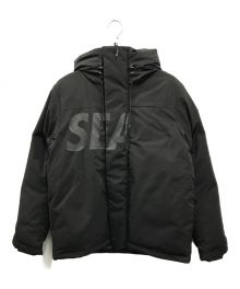 WIND AND SEA（ウィンド アンド シー）の古着「HOODED DOWN JACKET」｜ブラック