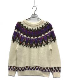 Coohem（コーヘン）の古着「NORDIC KNIT SWEATER」｜ホワイト