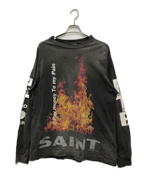 SAINT MICHAEL（セントマイケル）SAINT MICHAEL (セントマイケル) PTP LS TEE SR TO SS グレー サイズ:XLの古着・服飾アイテム