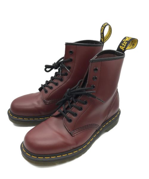 Dr.Martens（ドクターマーチン）Dr.Martens (ドクターマーチン) 8-EYE BOOT (8-アイ ブーツ) ボルドー サイズ:UK7の古着・服飾アイテム