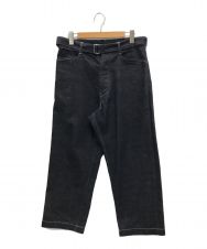 BLURHMS (ブラームス) 12.9oz Denim Long Belted Pants インディゴ サイズ:3