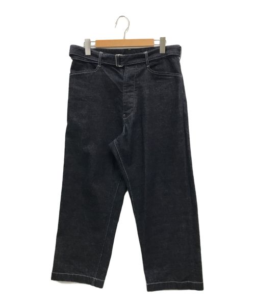 BLURHMS（ブラームス）BLURHMS (ブラームス) 12.9oz Denim Long Belted Pants インディゴ サイズ:3の古着・服飾アイテム