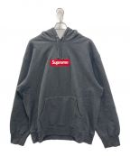 SUPREMEシュプリーム）の古着「Box Logo Hooded Sweatshirt(ボックス　ロゴ　フーデッド　スウェットシャツ)」｜グレー