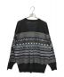 LAD MUSICIAN (ラッドミュージシャン) SINGLE JQ FAIR ISLE KNIT CARDIGAN ネイビー サイズ:44：10000円