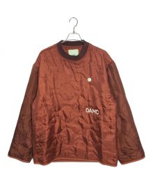 OAMC RE:WORK（オーエーエムシー リワーク）の古着「PEACEMAKER WORK QUILTED SWEATSHIRT(ピースメーカー　ワーク　キルト　スウェットシャツ)」｜ブラウン