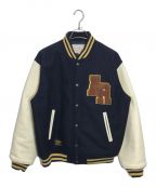 AVIREXアヴィレックス）の古着「SKOOKUM VARSITY JACKET (スクーカム バーシティ ジャケット)」｜ネイビー×ホワイト