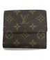 LOUIS VUITTON (ルイ ヴィトン) 2つ折り財布 ブラウン：20000円