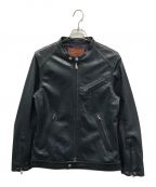 The Duffer of ST.Georgeザ ダファーオブセントジョージ）の古着「INDIGO LABEL SINGLE RIDERS JACKET」｜ネイビー