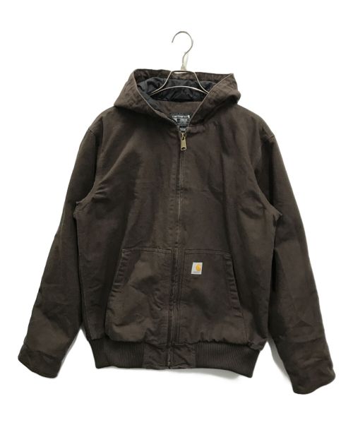 CarHartt（カーハート）CarHartt (カーハート) WASHED DUCK INSULATED ACTIVE JACKET ブラウン サイズ:Mの古着・服飾アイテム