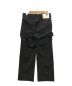 MM6 Maison Margiela MM BLACK DENIM STRIPED WOOL TAILORING PANTS(エムエム ブラック デニム ストライプド ウール テーラリング パンツ) ブラック サイズ:71cm（W28）：40000円