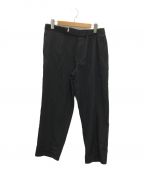 Graphpaperグラフペーパー）の古着「Salvage Wool Wide Tapered Chef Pants(サルベージ ウール ワイド テーパード シェフ パンツ)」｜ネイビー