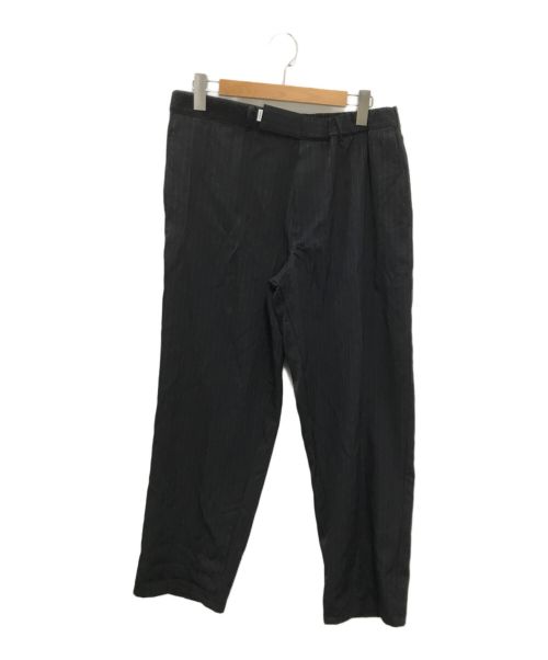 Graphpaper（グラフペーパー）Graphpaper (グラフペーパー) Salvage Wool Wide Tapered Chef Pants(サルベージ ウール ワイド テーパード シェフ パンツ) ネイビー サイズ:Fの古着・服飾アイテム