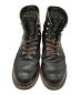 中古・古着 RED WING (レッドウィング) Iron Range キャップトゥブーツ ブラック サイズ:UK9.5：30000円