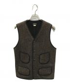 SUGAR CANEシュガーケーン）の古着「BEACH CLOTH VEST」｜ブラウン×ブラック