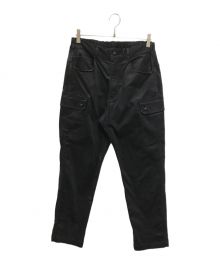 BEAMS PLUS×sage de cret（ビームスプラス×サージュデクレ）の古着「Czech Military Pants Satin(チェコ ミリタリー パンツ サテン)」｜ネイビー