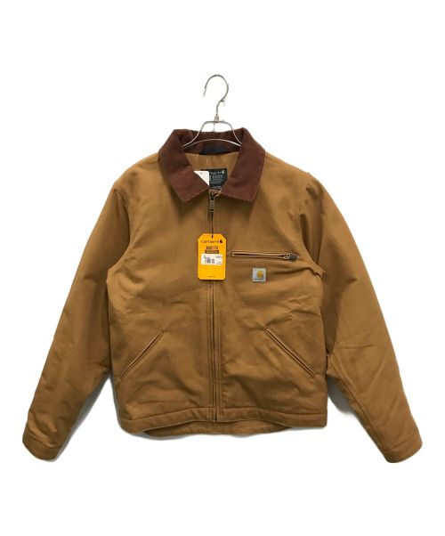 CarHartt（カーハート）CarHartt (カーハート) DUCK DETROIT JACKET BLANKET LINED ブラウン サイズ:SIZE M 未使用品の古着・服飾アイテム