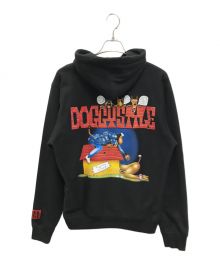 DEATH ROW RECORDS×SHOEPALACE（デスロウレコーズ）の古着「SNOOP DOGG DOGGYSTYLE(スヌープ ドッグ ドギースタイル) パーカー」｜ブラック