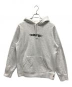 SUPREMEシュプリーム）の古着「Motion Logo Hooded Sweatshirt(モーション ロゴ フーデッド スウェットシャツ)」｜グレー