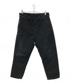 Porter Classicポータークラシック）の古着「MOLESKIN CROPPED PANTS」｜ブラック