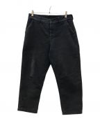 Porter Classicポータークラシック）の古着「MOLESKIN CROPPED PANTS」｜ネイビー