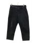 Porter Classic（ポータークラシック）の古着「MOLESKIN CROPPED PANTS」｜ネイビー