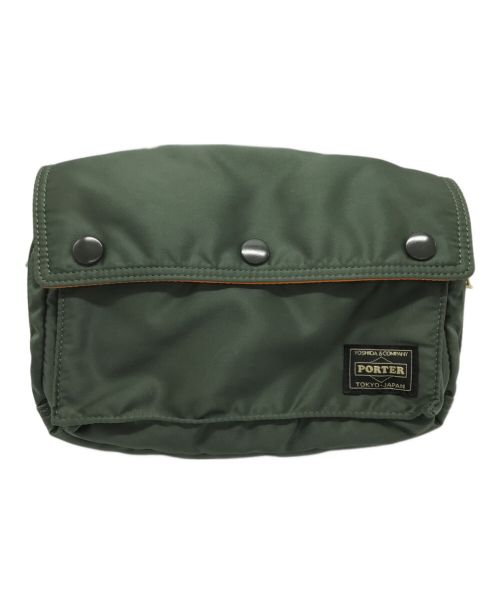 PORTER（ポーター）PORTER (ポーター) ENVELOPE BAG(エンベロープ バッグ) オリーブの古着・服飾アイテム