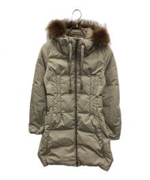 MONCLER（モンクレール）の古着「Nim Giubbotto ロングダウンコート」｜ベージュ