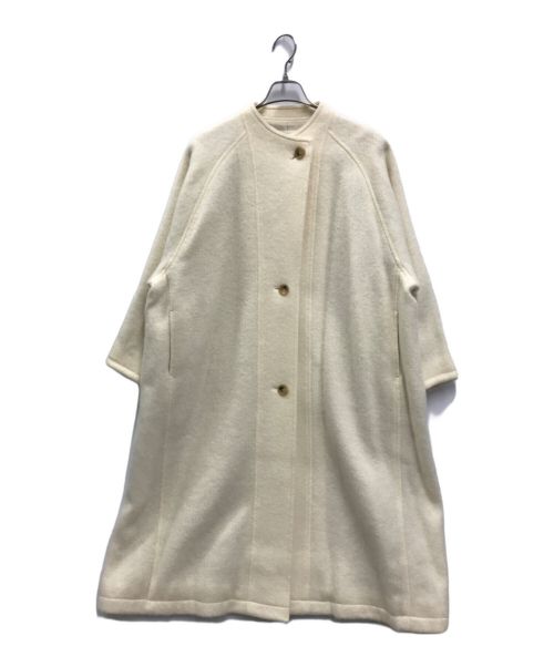 Louren（ローレン）louren (ローレン) volume shaggy long coat ホワイト サイズ:FREEの古着・服飾アイテム