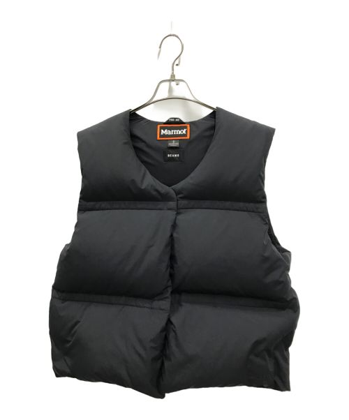 MARMOT（マーモット）Marmot (マーモット) BEAMS (ビームス) Magnet Down Vest ブラック サイズ:Sの古着・服飾アイテム