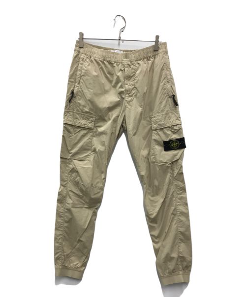 STONE ISLAND（ストーンアイランド）STONE ISLAND (ストーンアイランド) PANTALONE REGULAR TAPERED ベージュ サイズ:W32の古着・服飾アイテム