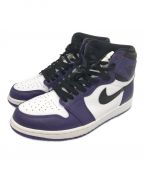 NIKEナイキ）の古着「Air Jordan 1 Retro High OG Court Purple(エアー ジョーダン 1 レトロ ハイ オージー コート パープル)」｜パープル